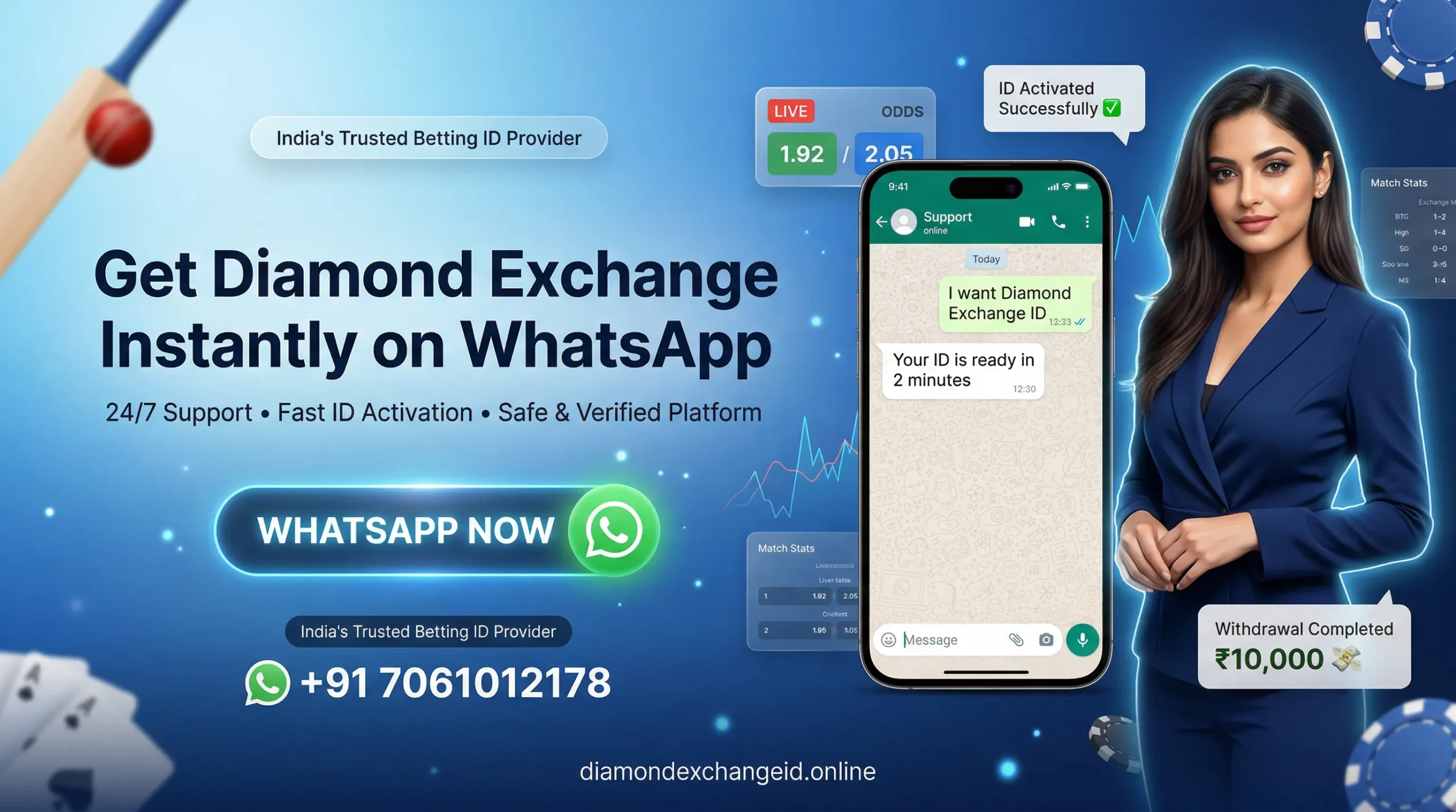 Diamond Exchange ID WhatsApp Number